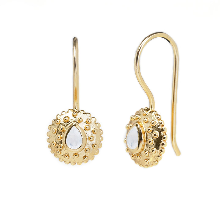 Moonstone "Sardinia" Hook Earring