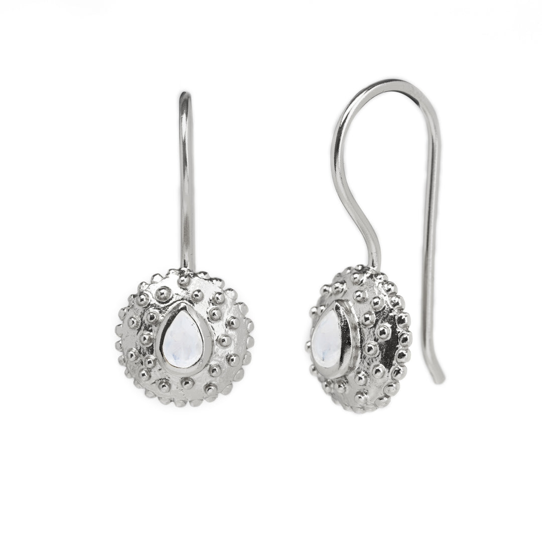 Moonstone "Sardinia" Hook Earring