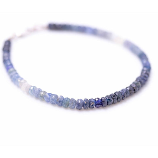 Sapphire Button Stone Bracelet