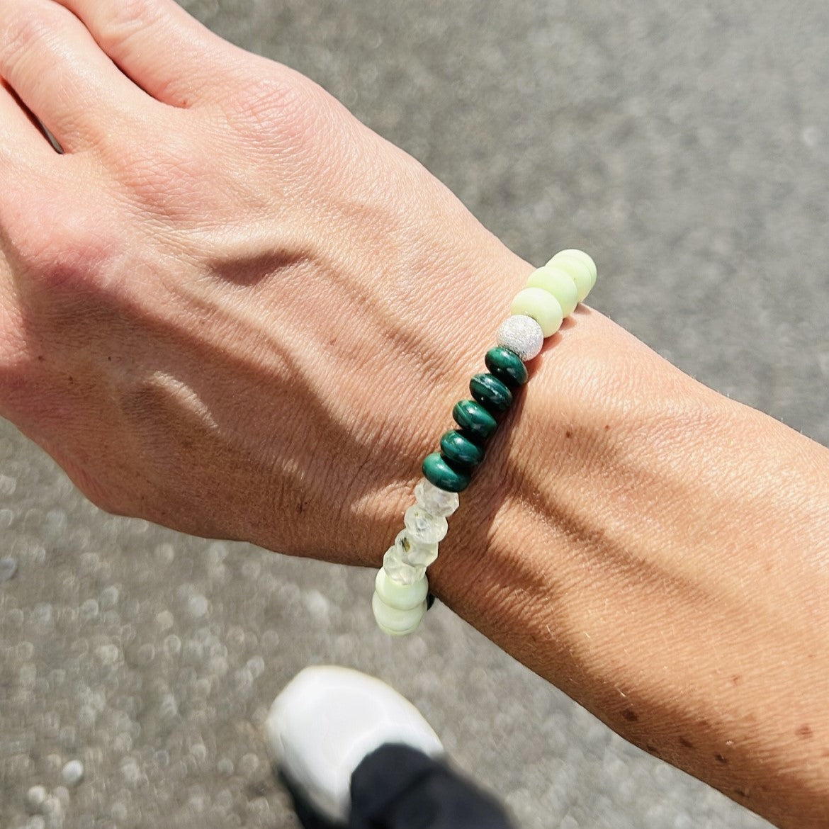 Green Ivy Bon Bon Stone Bracelet