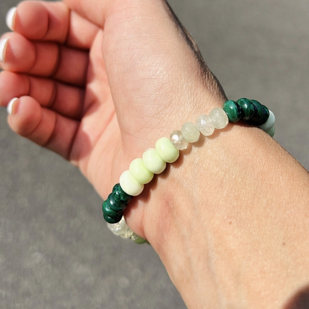 Green Ivy Bon Bon Stone Bracelet