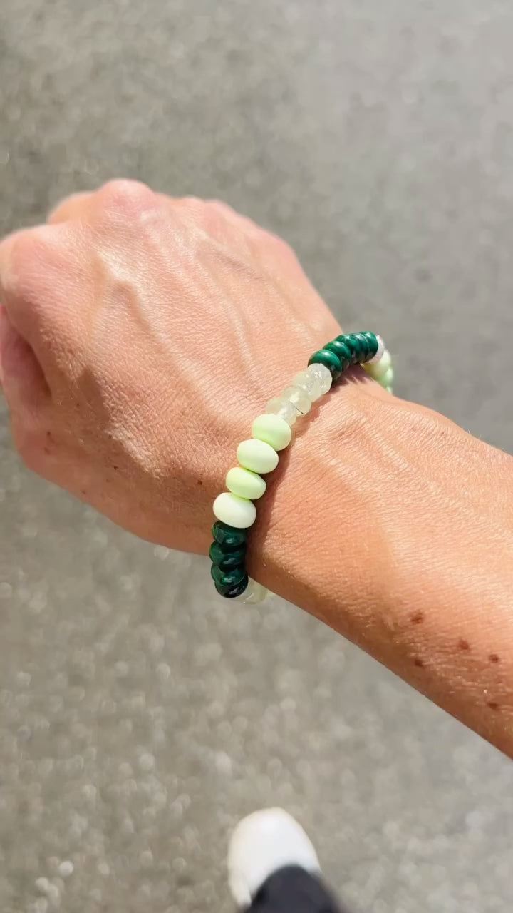 Green Ivy Bon Bon Stone Bracelet