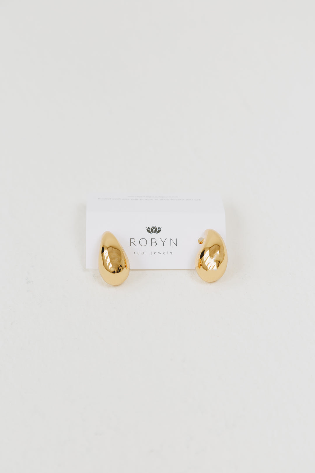 Hailey Teardrop medium Dupe Earrings