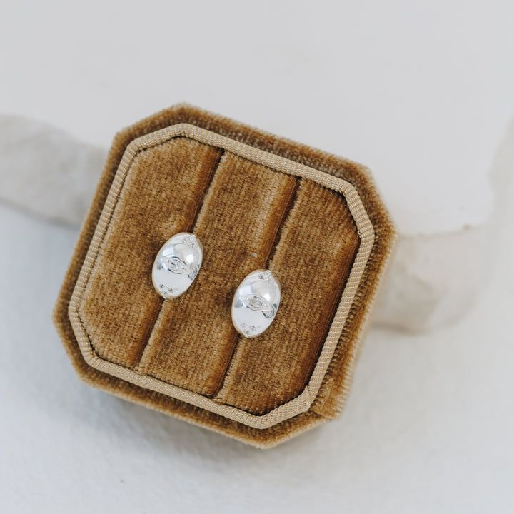 Starlit Gold Stud Earrings