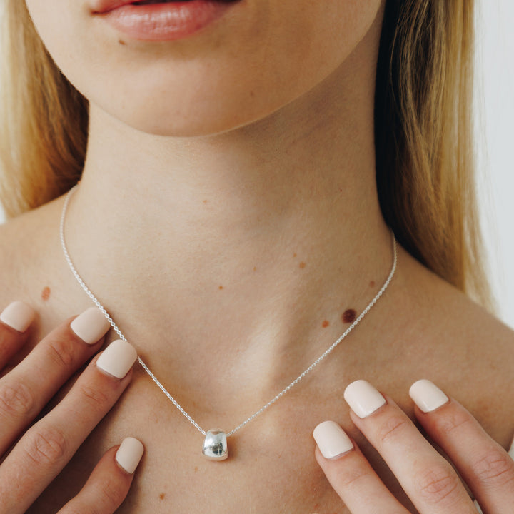 Eternal Ring Pendant Silver Necklace