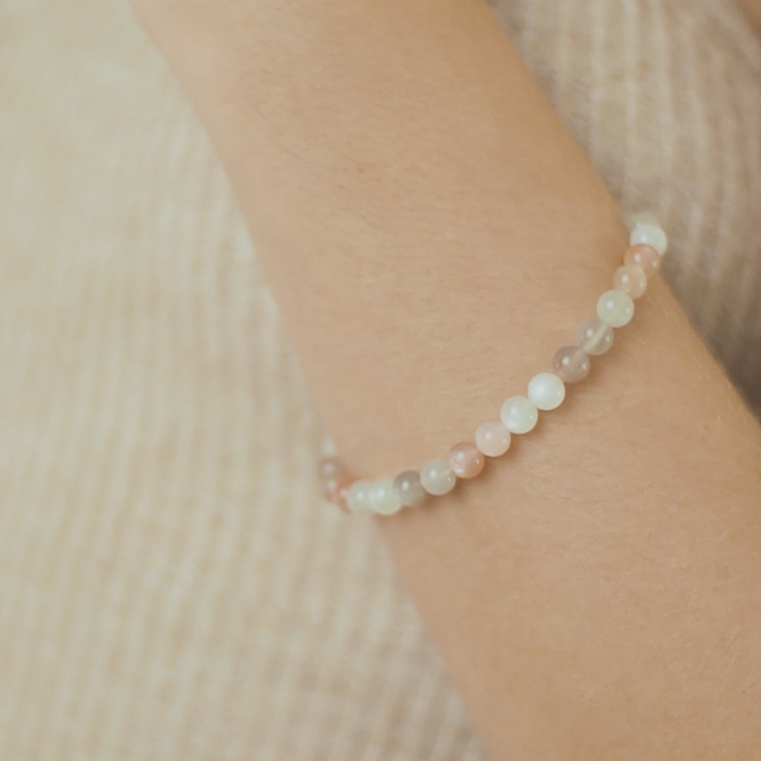 Mixed Moonstone "Safari" Bracelet