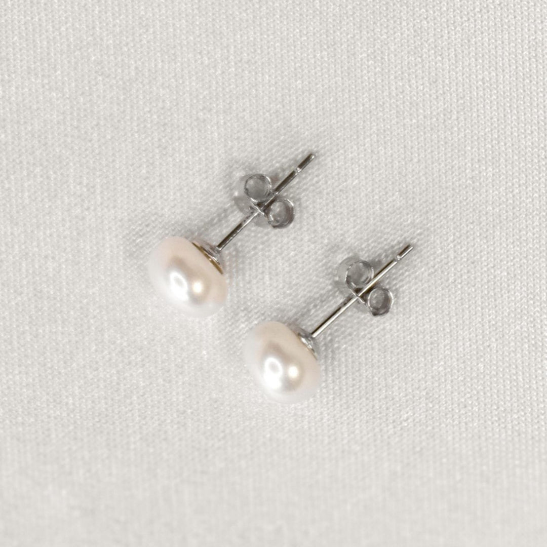 Pearl Stud Earrings - Robyn Real Jewels