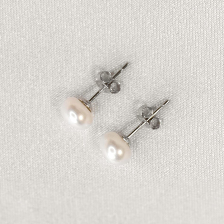 Pearl Stud Earrings - Robyn Real Jewels