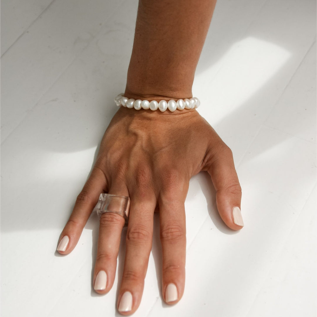 Pearl Nugget Bracelet - Robyn Real Jewels