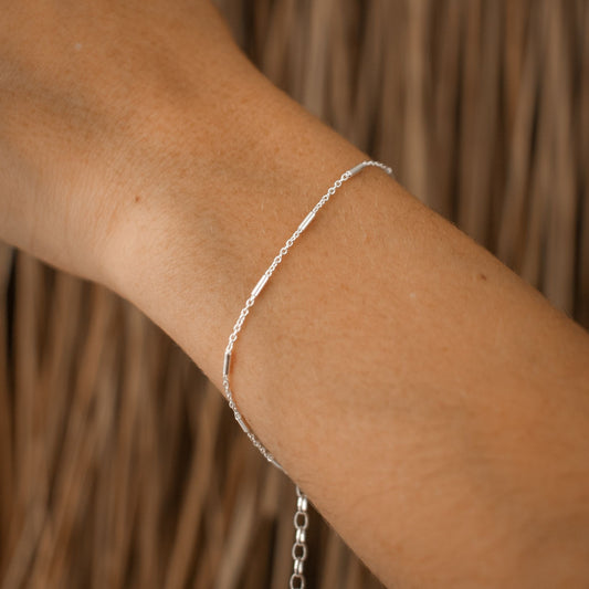 Staggered Bar Bracelet - Robyn Real Jewels 