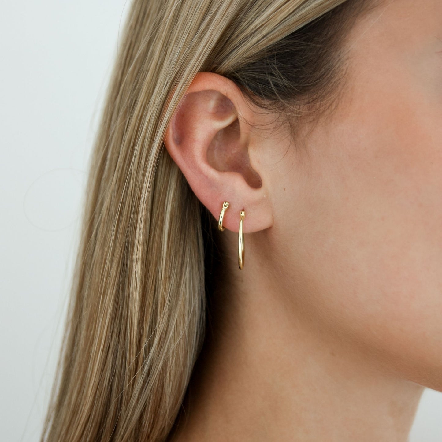 Classic Hoop Earrings - Robyn Real Jewels