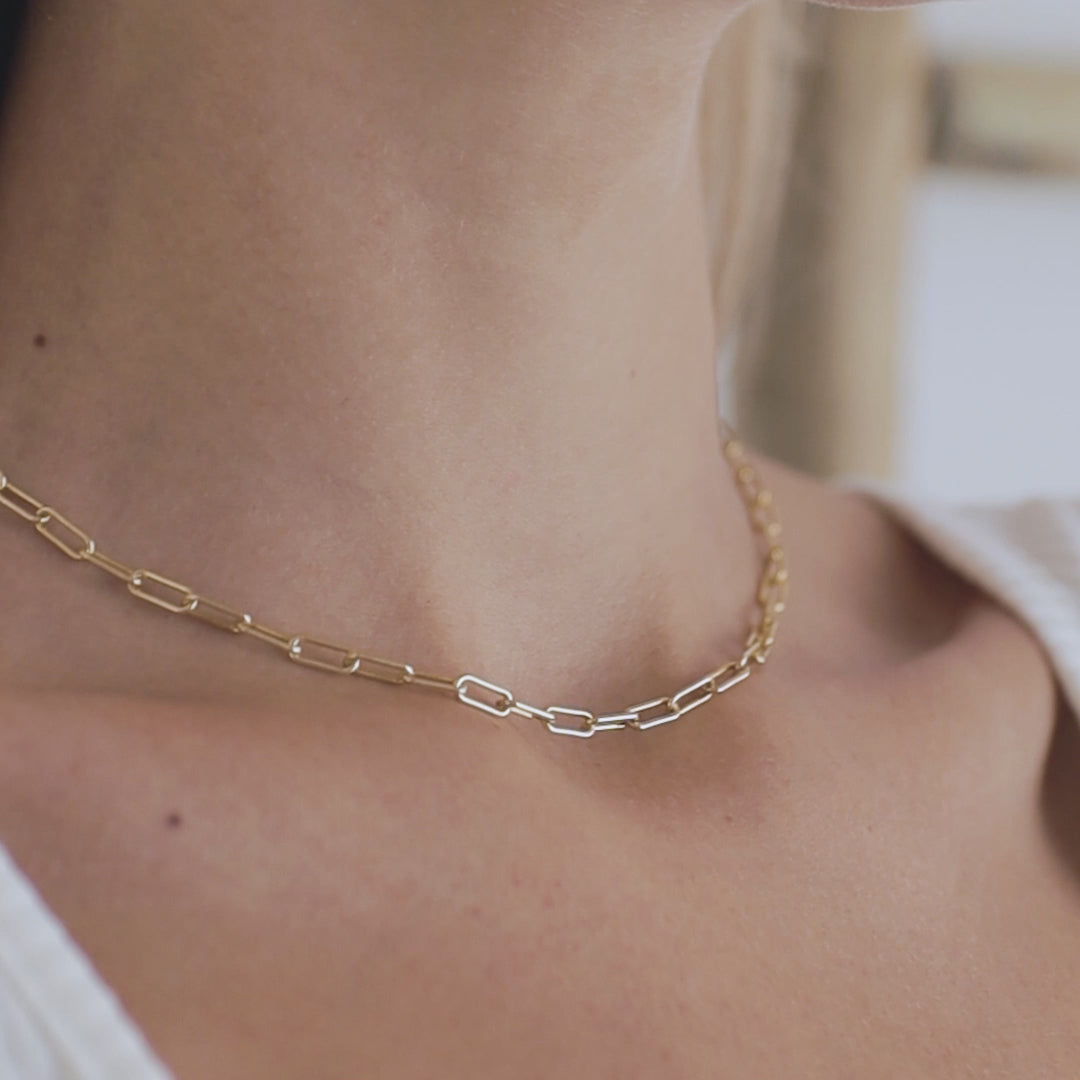 Paperclip "Paris" Necklace - Robyn Real Jewels