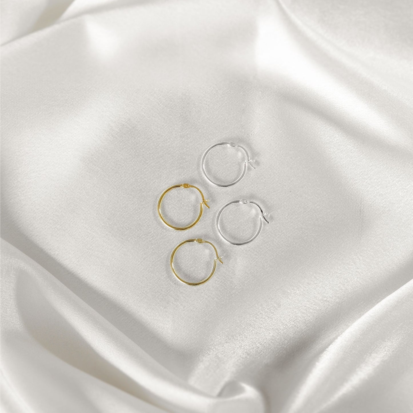 Classic Hoop Earrings - Robyn Real Jewels