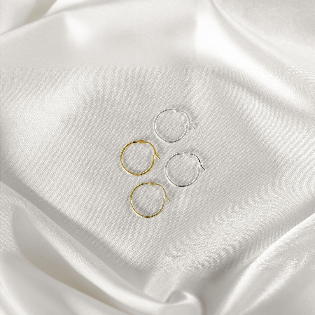 Classic Hoop Earrings - Robyn Real Jewels
