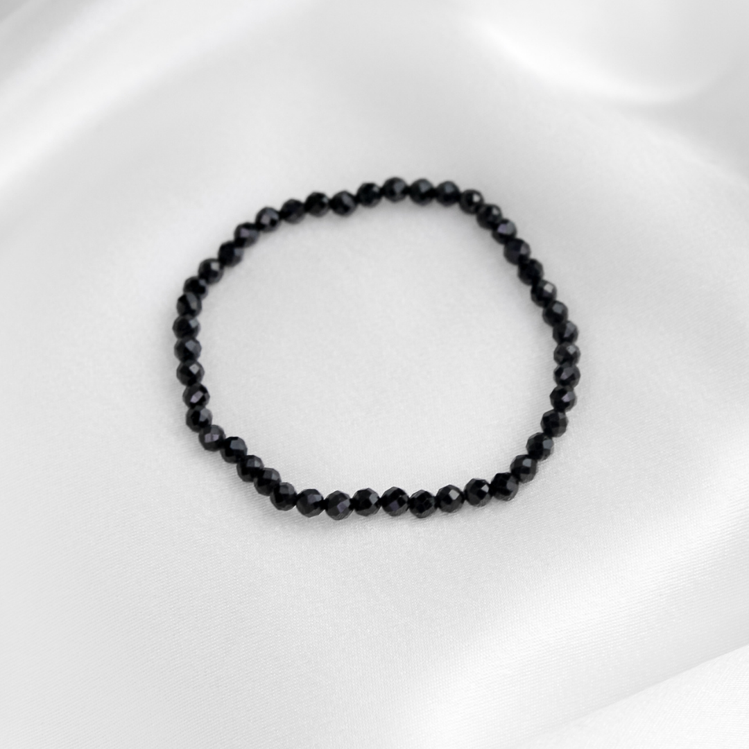 Black Tourmaline Stone Bracelet - Robyn Real Jewels