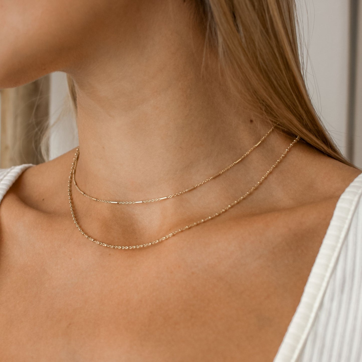 Staggered Bar Necklace - Robyn Real Jewels 