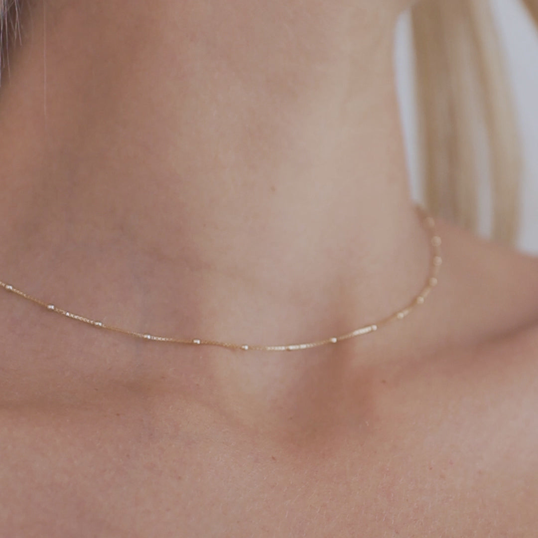 Delicate Multi Ball Necklace - Robyn Real Jewels