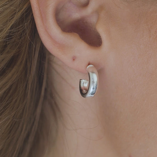  Tube Hoop Earrings - Robyn Real Jewels