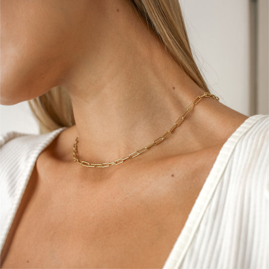 Paperclip "Paris" Necklace - Robyn Real Jewels