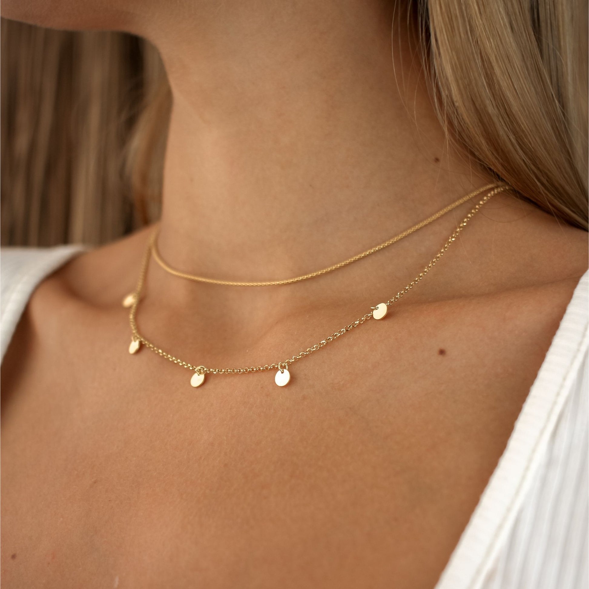 Multi Disc Necklace - Robyn Real Jewels