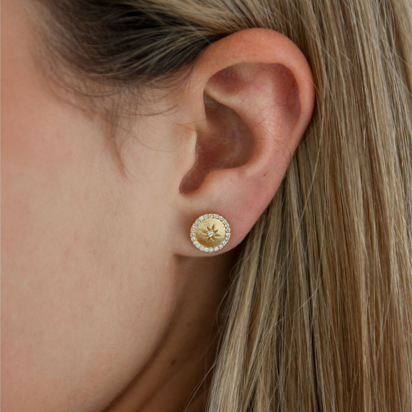 Aura Goddess Stud Earrings - Robyn Real Jewels 