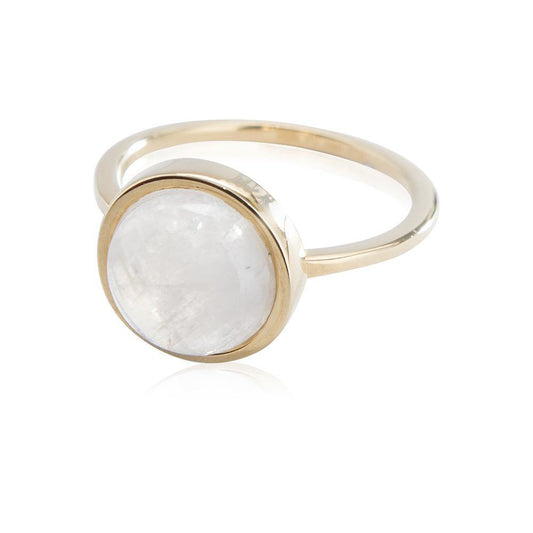 Moonstone Round Ring - Robyn Real Jewels
