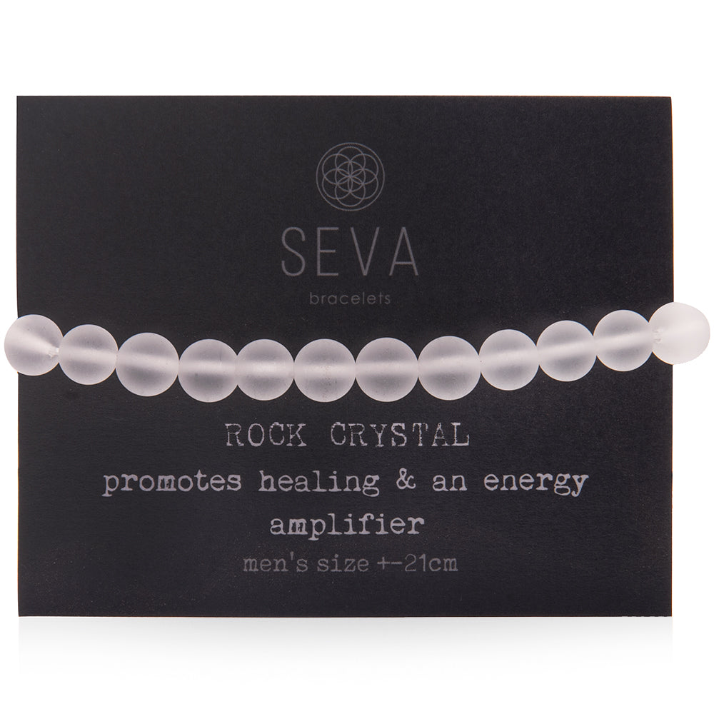 Rock Crystal Mens Bracelet front card