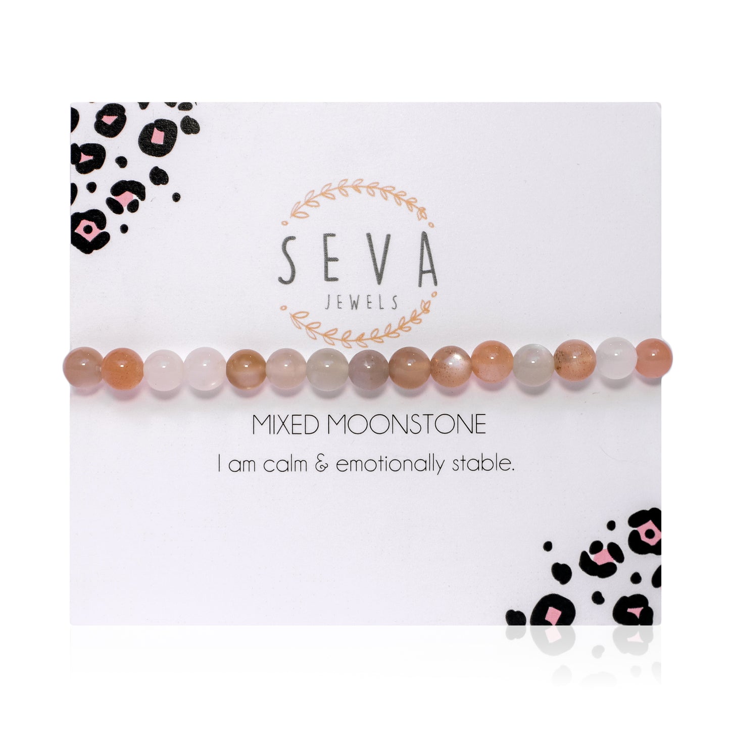 Mixed Moonstone "Safari" Bracelet front card