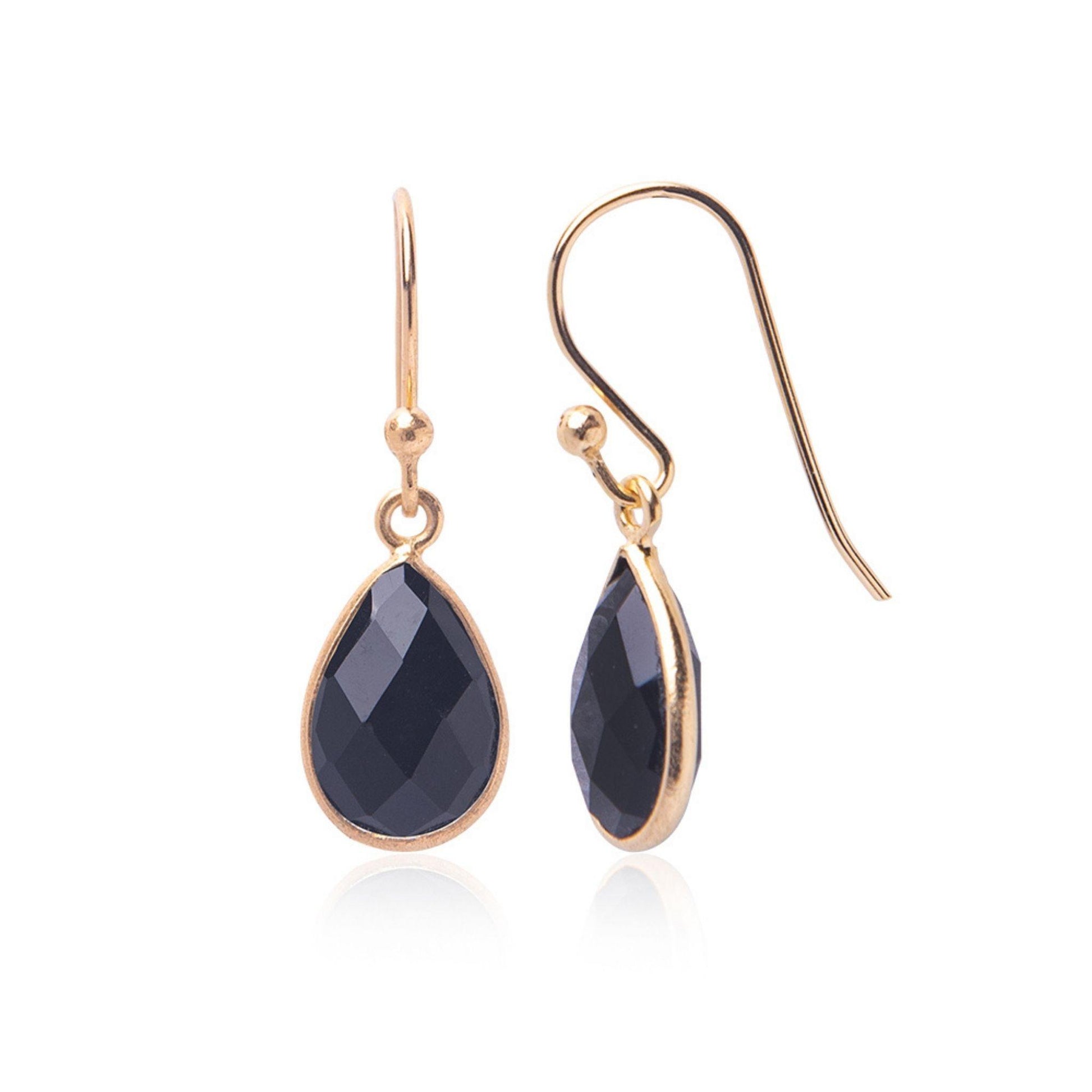 Black Onyx "Tanya" Earrings - Robyn Real Jewels