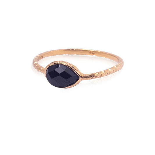 Black Onyx "Ava" Ring - Robyn Real Jewels