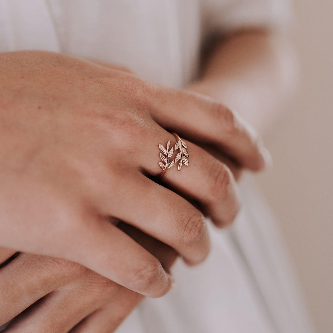 Wrap Fern Leaf Ring - Robyn Real Jewels