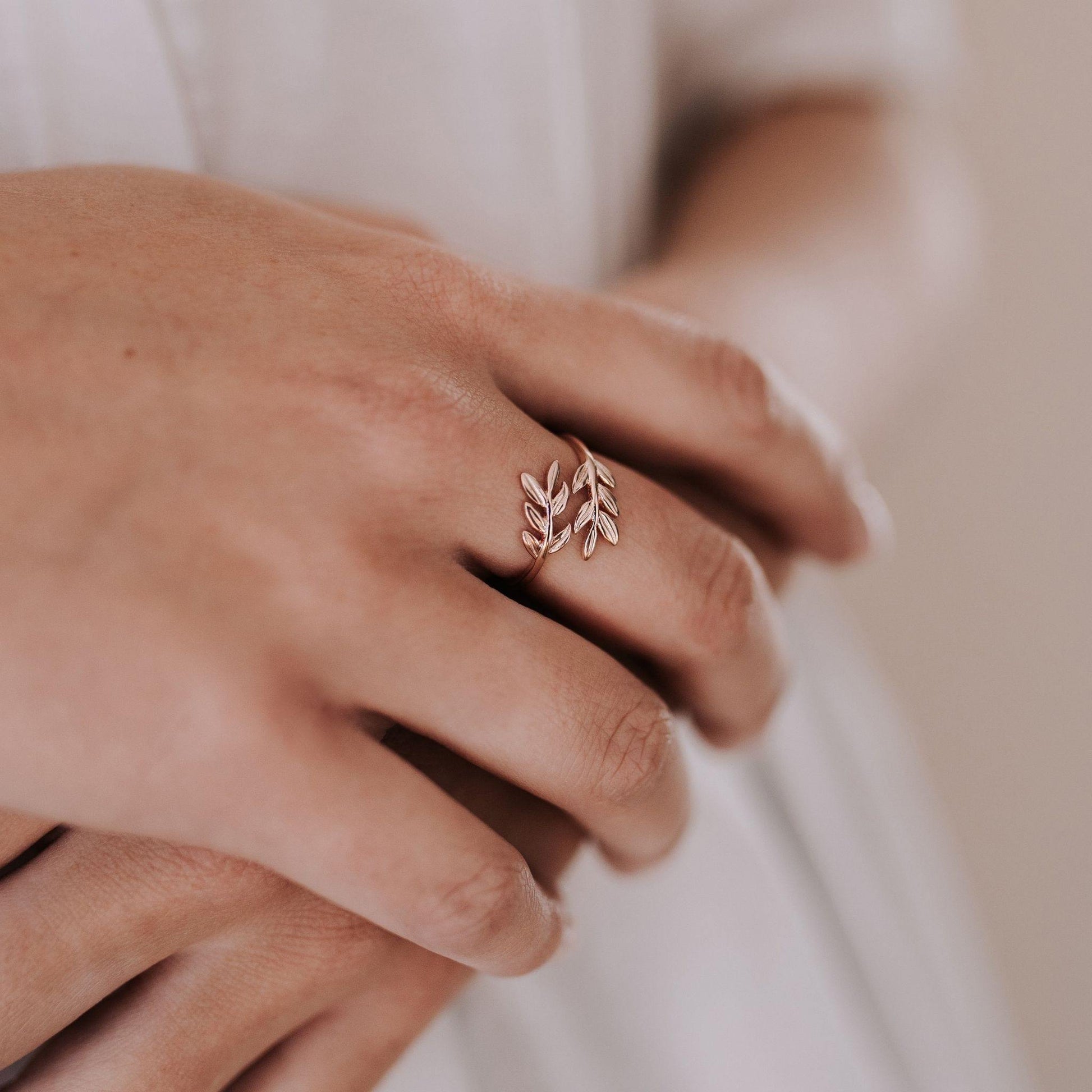 Wrap Fern Leaf Ring - Robyn Real Jewels