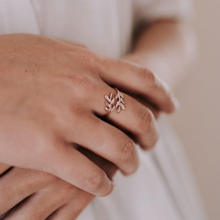 Wrap Fern Leaf Ring - Robyn Real Jewels
