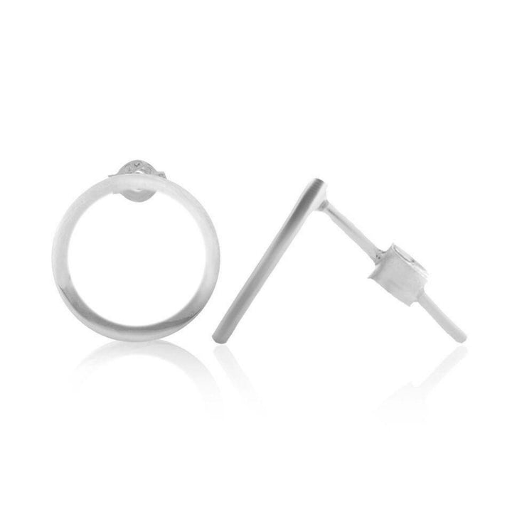 Hollow Circle Studs Earrings - Robyn Real Jewels