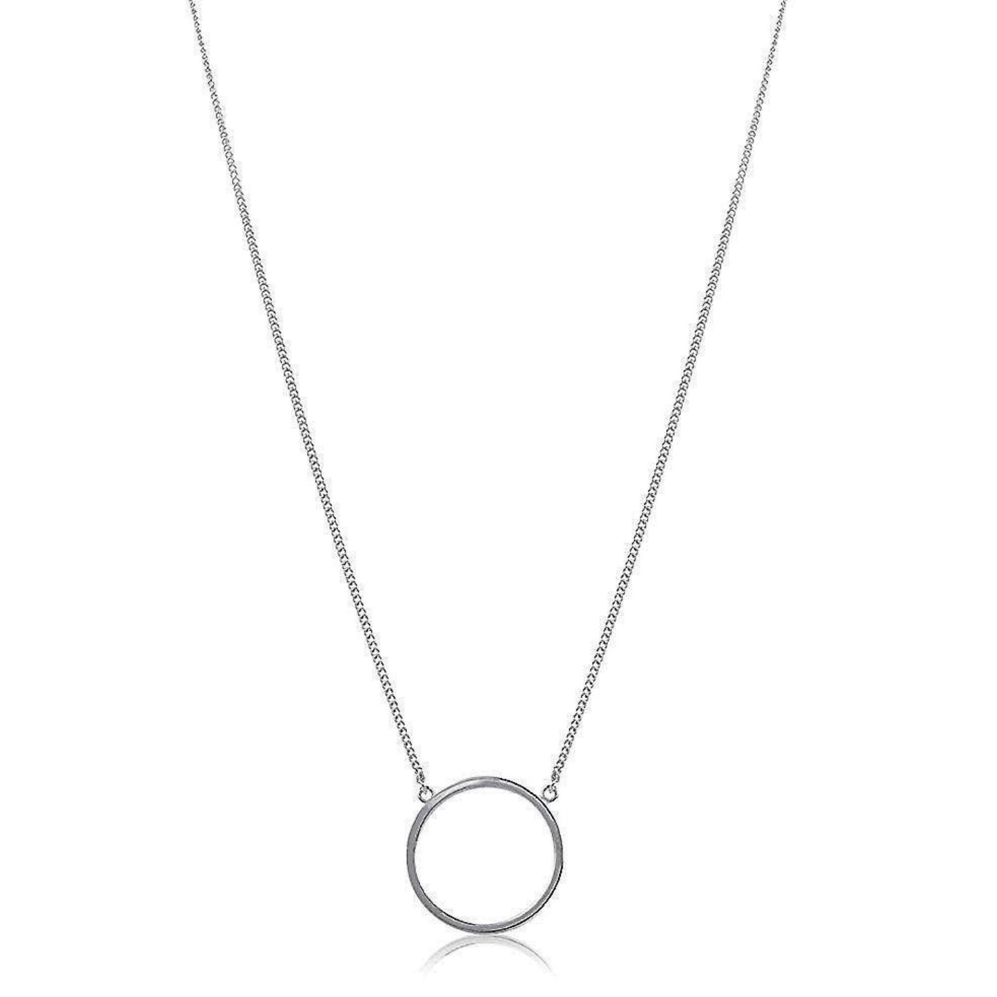 Hollow Circle Necklace - Robyn Real Jewels