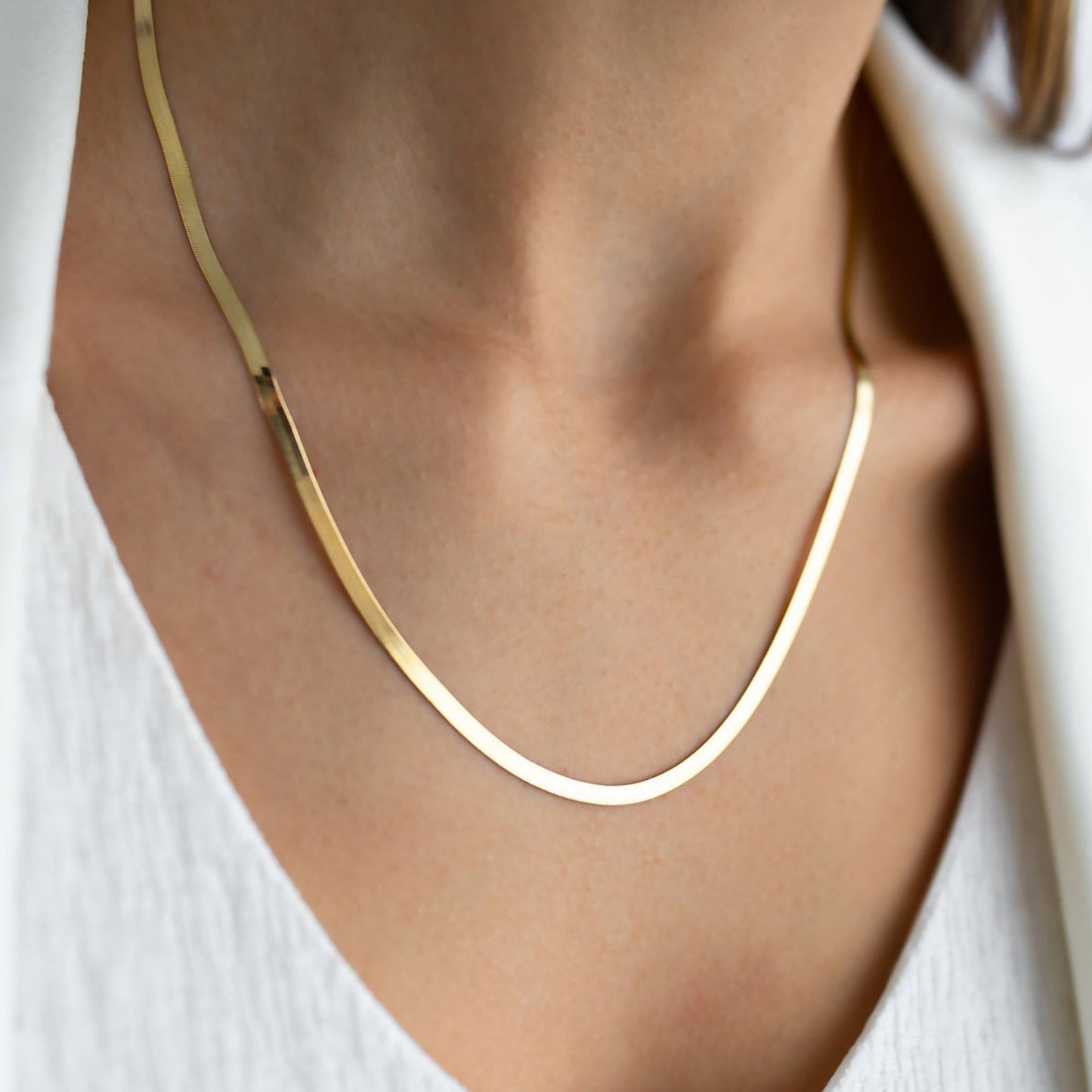 Herringbone Necklace -Robyn Real Jewels