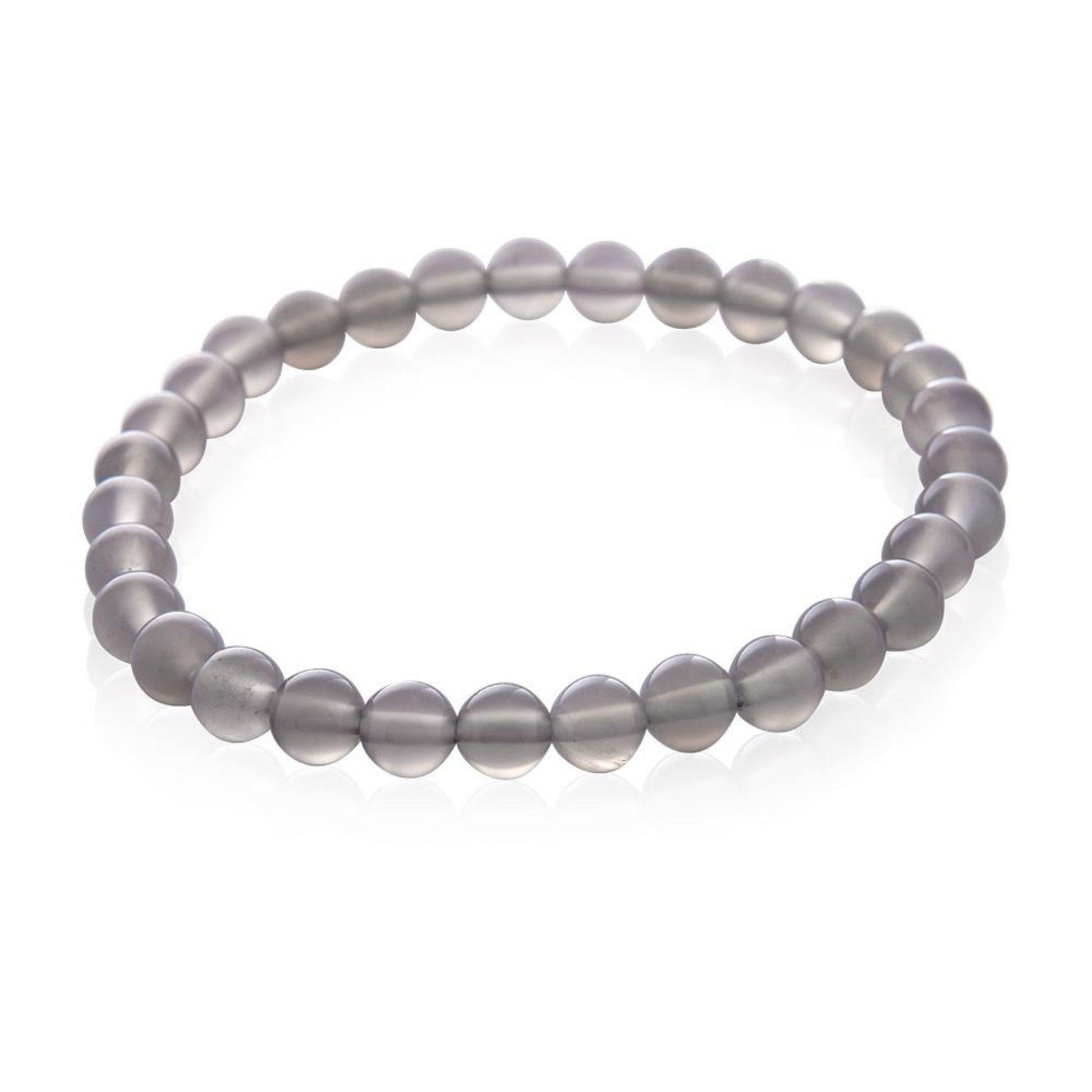 Grey Agate Stone Bracelet - Robyn Real Jewels