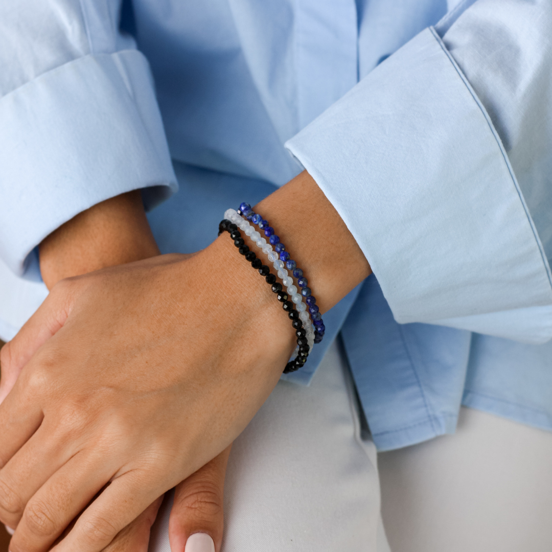 Aquamarine Stone Bracelet - Robyn Real Jewels