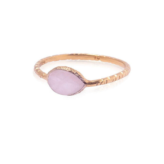 Rose Quartz "Ava" Ring - Robyn Real Jewels