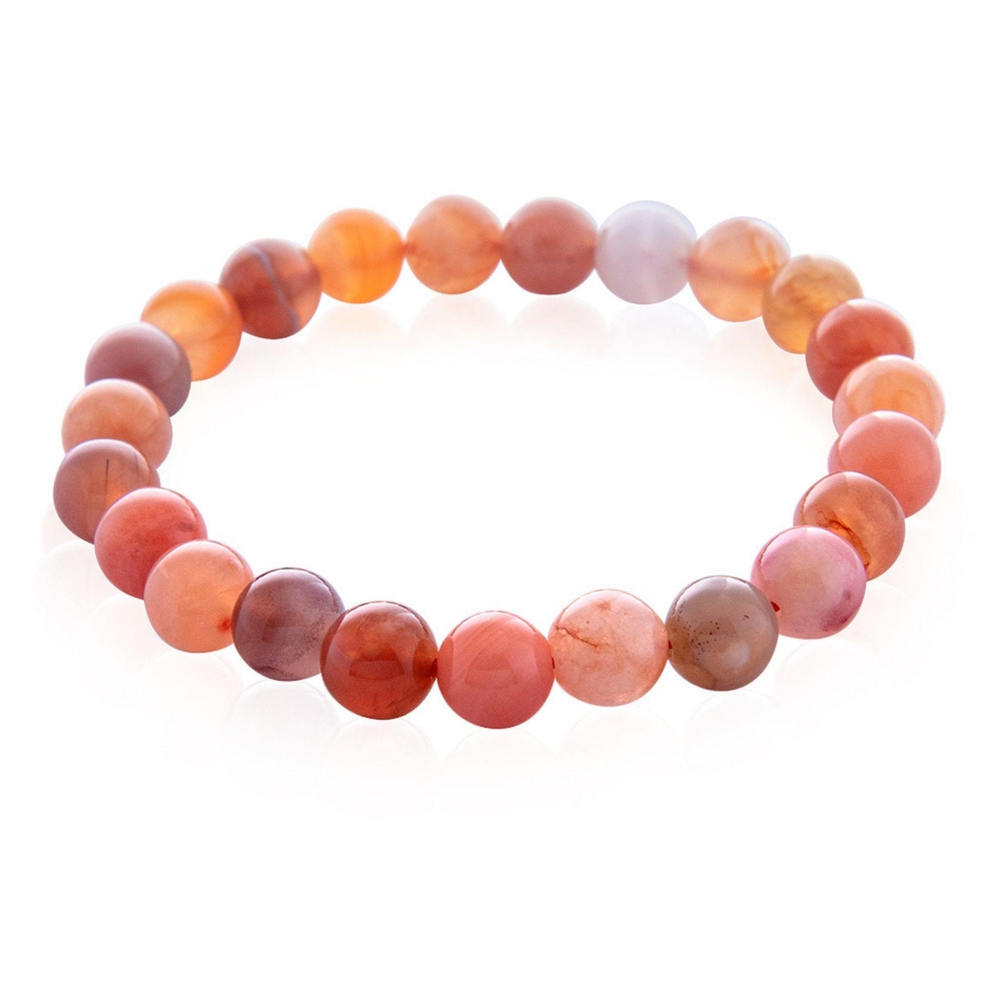 Apricot Agate Stone Bracelet - Robyn Real Jewels