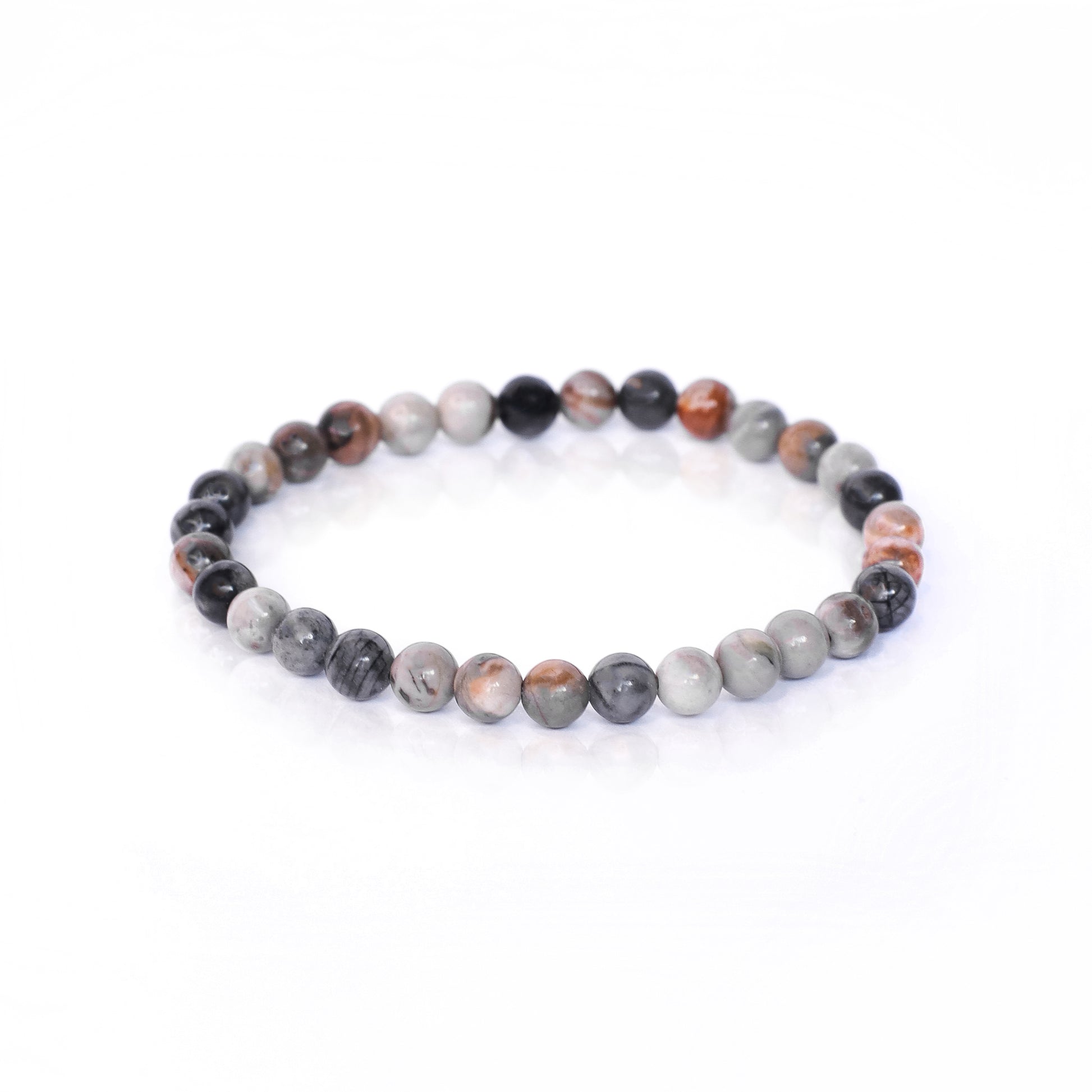 Picasso Jasper Stone Men's Bracelet